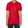 Red - Front - Gildan Unisex Adult Softstyle Polo Shirt