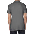 Charcoal - Back - Gildan Unisex Adult Softstyle Polo Shirt