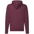 Burgundy - Back - Fruit of the Loom Unisex Adult Classic Hoodie