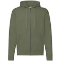 Classic Olive - Front - Fruit of the Loom Unisex Adult Classic Hoodie