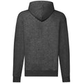 Dark Heather Grey - Back - Fruit of the Loom Unisex Adult Classic Hoodie