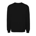 Black - Back - Bella + Canvas Unisex Adult Raw Seam Pullover