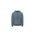 Slate Grey Heather - Back - Bella + Canvas Unisex Adult Suedette Pullover Hoodie