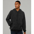 Black Heather - Back - Bella + Canvas Unisex Adult Suedette Pullover Hoodie