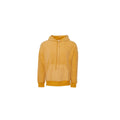 Mustard Yellow Heather - Front - Bella + Canvas Unisex Adult Suedette Pullover Hoodie