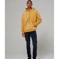 Mustard Yellow Heather - Back - Bella + Canvas Unisex Adult Suedette Pullover Hoodie