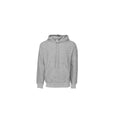 Athletic Heather Grey - Front - Bella + Canvas Unisex Adult Suedette Pullover Hoodie