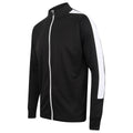 Black-White - Lifestyle - Finden & Hales Womens-Ladies Track Top