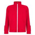 Red-White - Front - Finden & Hales Childrens-Kids Track Top