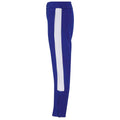 Royal Blue-White - Side - Finden & Hales Childrens-Kids Tracksuit Bottoms