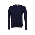 Navy - Front - Bella + Canvas Unisex Adult Fleece Drop Shoulder Sweatshirt