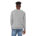 Athletic Heather - Back - Bella + Canvas Unisex Adult Fleece Drop Shoulder Sweatshirt