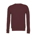 Maroon - Front - Bella + Canvas Unisex Adult Fleece Drop Shoulder Sweatshirt