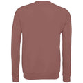 Mauve - Front - Bella + Canvas Unisex Adult Fleece Drop Shoulder Sweatshirt