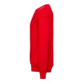 Red - Side - Bella + Canvas Unisex Adult Fleece Drop Shoulder Sweatshirt