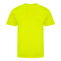 Electric Yellow - Back - Awdis Unisex Adult Electric Tri-Blend T-Shirt