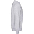 Heather Grey - Side - Fruit of the Loom Mens Classic 80-20 Set-in Sweatshirt