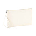 Natural - Front - Westford Mill Canvas Cosmetic Bag