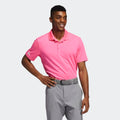 Pink - Back - Adidas Mens Performance Polo Shirt