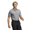 Grey - Side - Adidas Mens Performance Polo Shirt