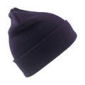 Navy - Front - Result Genuine Recycled Mens Woolly Ski Hat