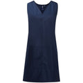 Navy - Front - Premier Womens-Ladies Wrap Around Work Tunic