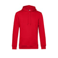 Red - Front - B&C Mens Organic Hoodie