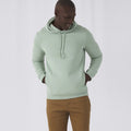 Sage Green - Side - B&C Mens Organic Hoodie