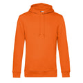 Pure Orange - Front - B&C Mens Organic Hoodie