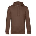 Mocha - Front - B&C Mens Organic Hoodie