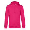 Magenta Pink - Front - B&C Mens Organic Hoodie