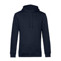 Navy Blue - Front - B&C Mens Organic Hoodie