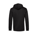 Black - Back - B&C Mens Organic Hoodie