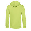 Lime - Back - B&C Mens Organic Hoodie