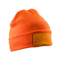 Fluorescent Orange - Front - Result Genuine Recycled Unisex Adult Thinsulate Printable Beanie