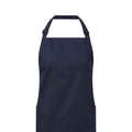 Navy - Back - Premier Unisex Adult Organic Fairtrade Certified Full Apron