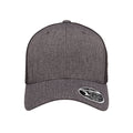 Charcoal-Black Melange - Pack Shot - Flexfit Unisex Adult 110 Mesh Two Tone Cap