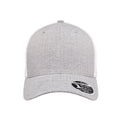 Silver-White Melange - Pack Shot - Flexfit Unisex Adult 110 Mesh Two Tone Cap