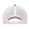 Black-White - Back - Flexfit Unisex Adult 110 Mesh Two Tone Cap