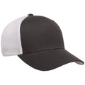 Charcoal-White - Lifestyle - Flexfit Unisex Adult 110 Mesh Two Tone Cap