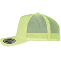 Neon Yellow - Side - Flexfit Unisex Adult Neon Retro Trucker Cap