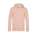 Soft Rose - Front - B&C Mens Organic Zipped Hoodie