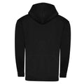 Deep Black - Back - Awdis Unisex Adult Organic Hoodie