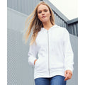 Arctic White - Back - Awdis Unisex Adult Organic Hoodie