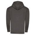 Charcoal - Back - Awdis Unisex Adult Organic Hoodie