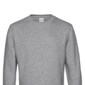 Heather Grey - Back - B&C Mens King Sweatshirt