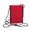 Classic Red - Front - Bagbase Unisex Adult Recycled Crossbody Bag