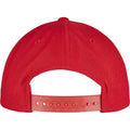 Red - Back - Yupoong Unisex Adult Flexfit 5 Panel Snapback Cap