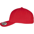 Red - Side - Yupoong Unisex Adult Flexfit 5 Panel Snapback Cap