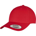 Red - Front - Yupoong Unisex Adult Flexfit 5 Panel Snapback Cap